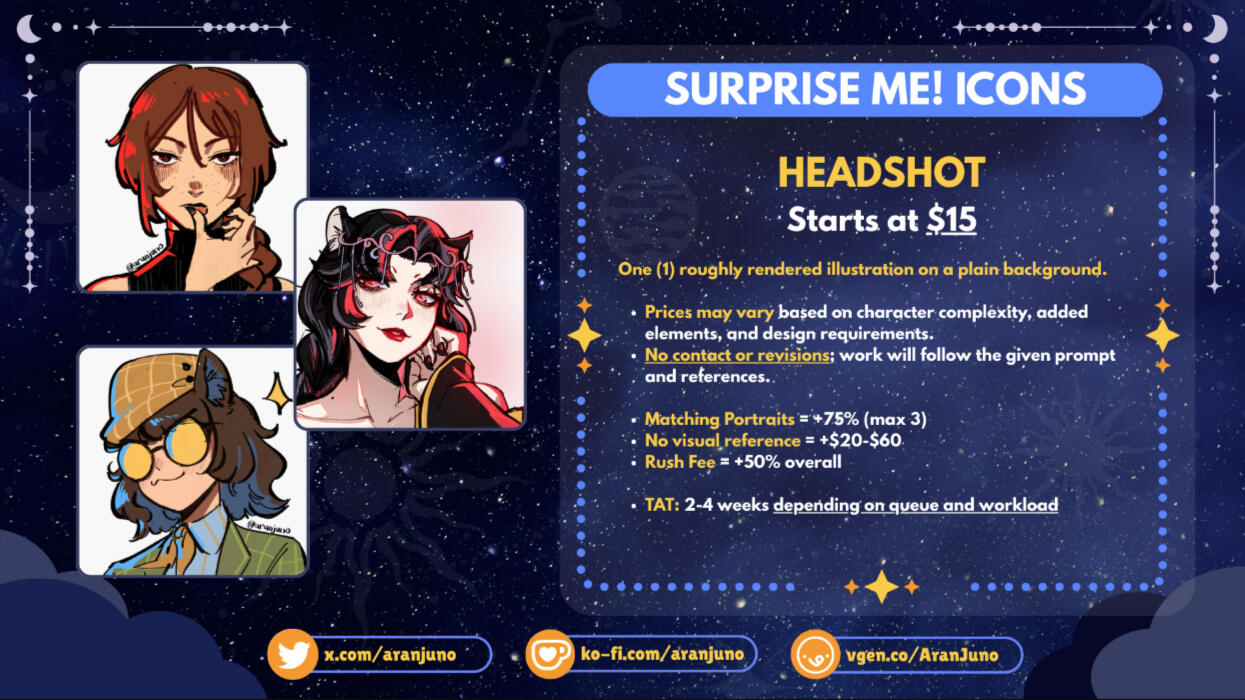 Surprise Me Icon Commission