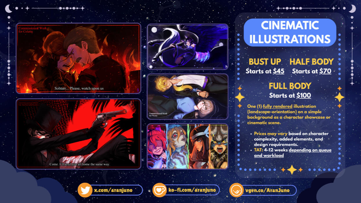 Cinematic Illustration Commissions